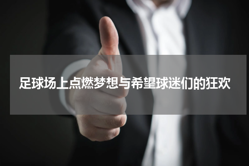 足球场上点燃梦想与希望球迷们的狂欢